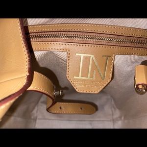 Lindsay Nicole Bedford Leather Bucket Bag
